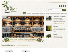Tablet Screenshot of oliveoilboom.com